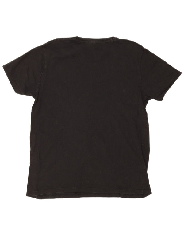 T-shirt grafica da donna Alpha Industries UK 16 grande cotone nero