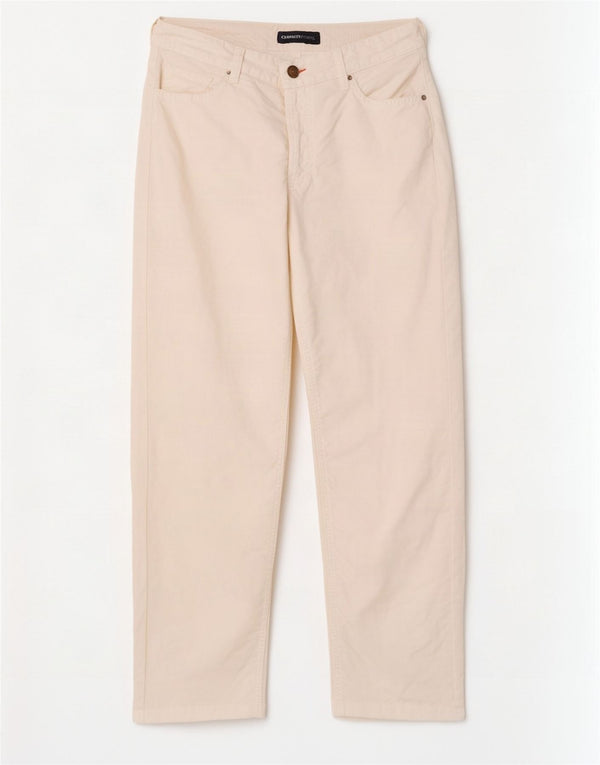 Pantaloni casual dritti da uomo Cerruti 1881 W32 L28 Lino bianco