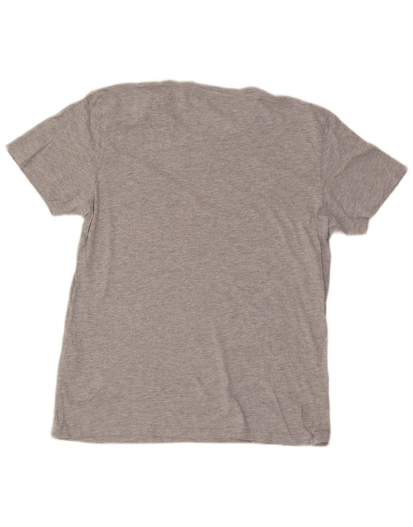 Jack & Jones T-shirt grafica da uomo con vestibilità regolare, XL, in cotone chiazzato grigio