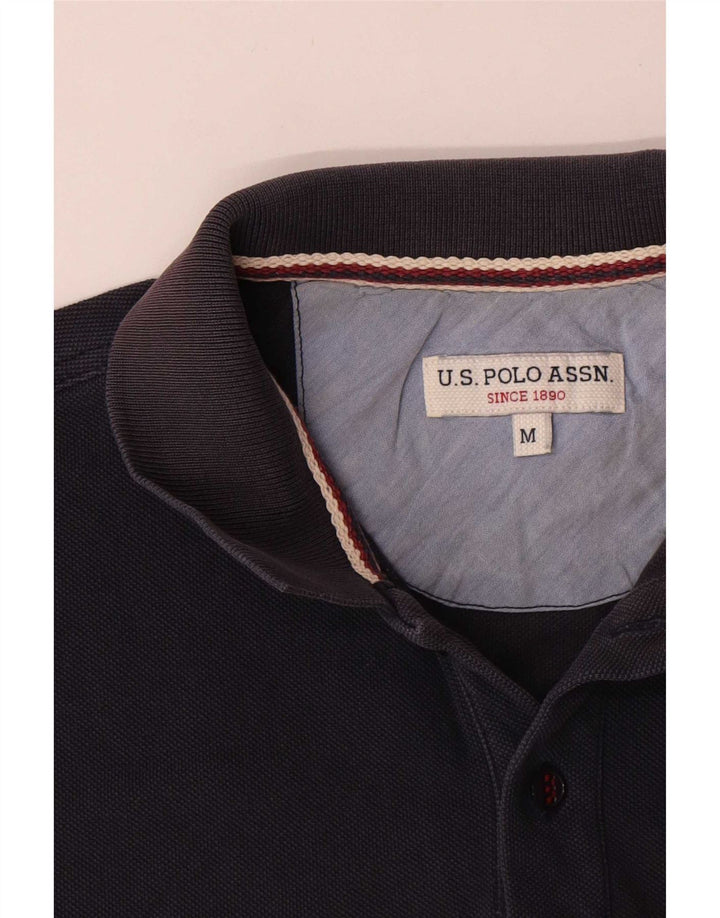 Polo Assn. degli Stati Uniti Polo da uomo in cotone blu navy medio