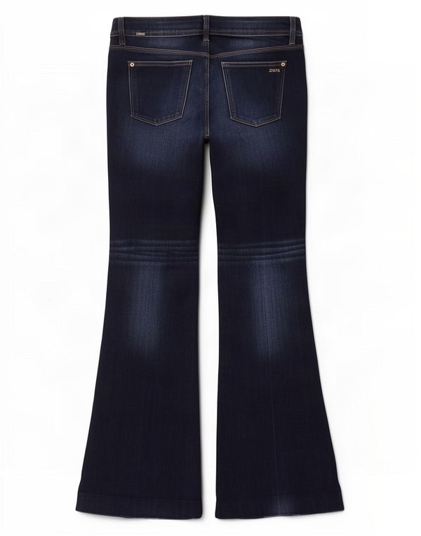 Jeans svasati Z1975 da donna Zara EU 42 Large W32 L32 Blu navy