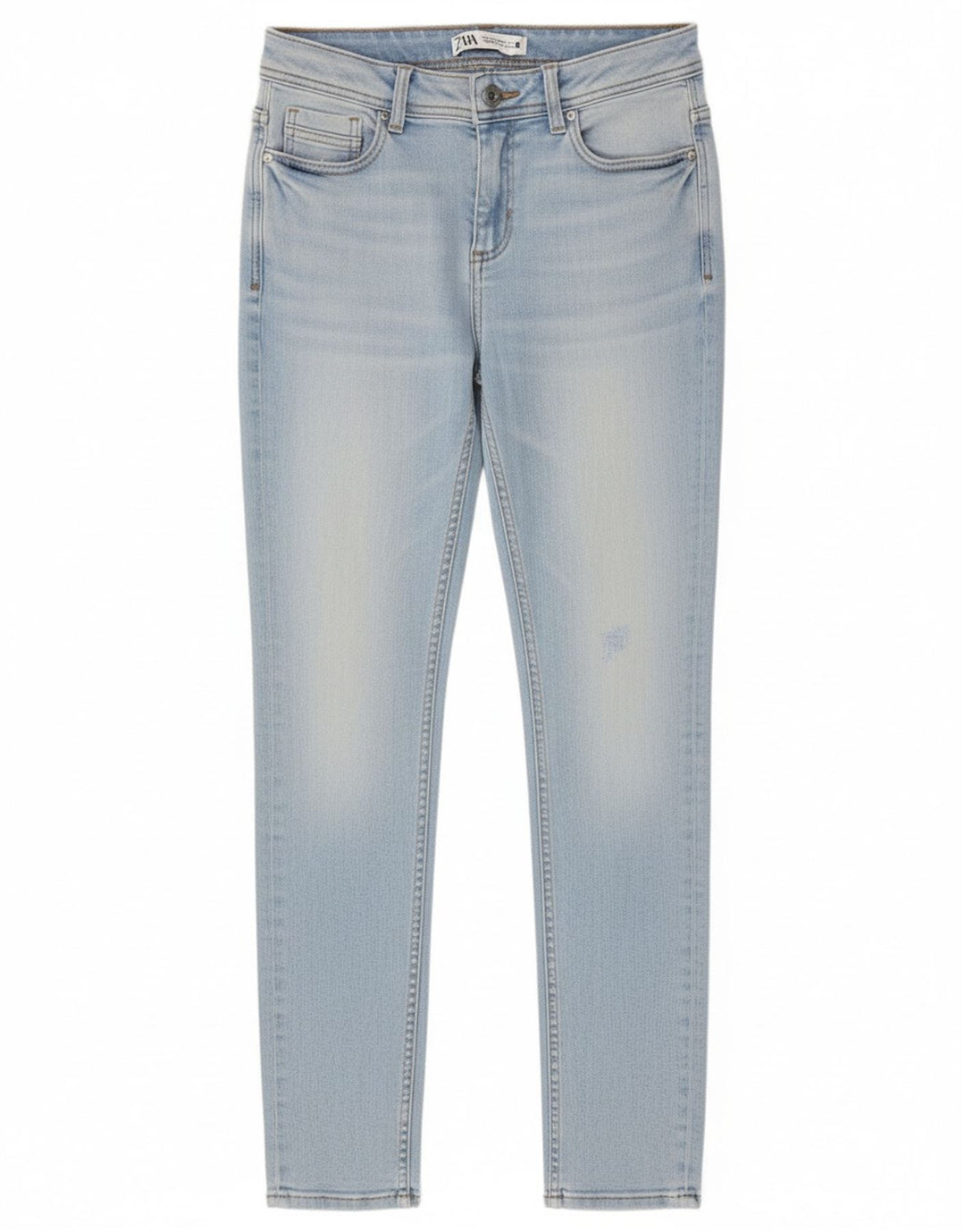 Jeans skinny da donna Zara EU 36 piccoli W26 L27 blu