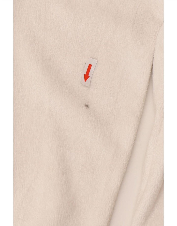 Giacca in pile da donna Fila UK 16 Large Poliestere color block bianco