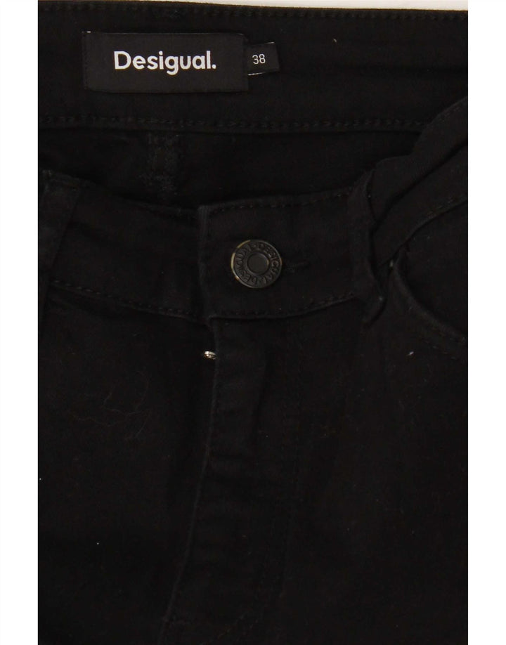 Jeans skinny da donna Desigual EU 38 medio W28 L30 neri