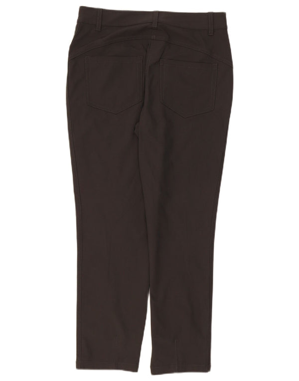 Pantaloni corti slim a vita alta da donna Lululemon US 8 Medium W30 L26 Grigio