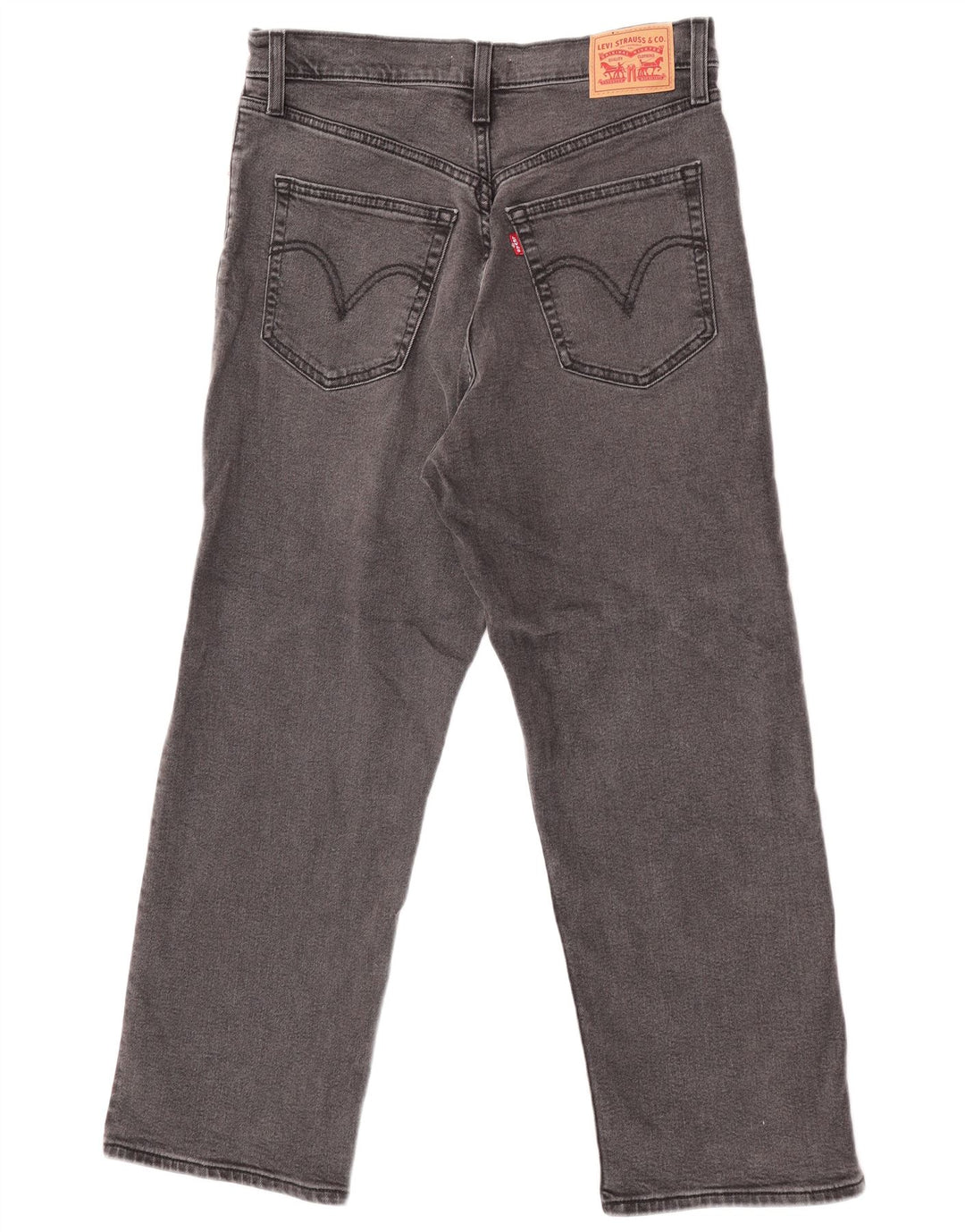 Jeans dritti da uomo Levi's W30 L27 cotone grigio