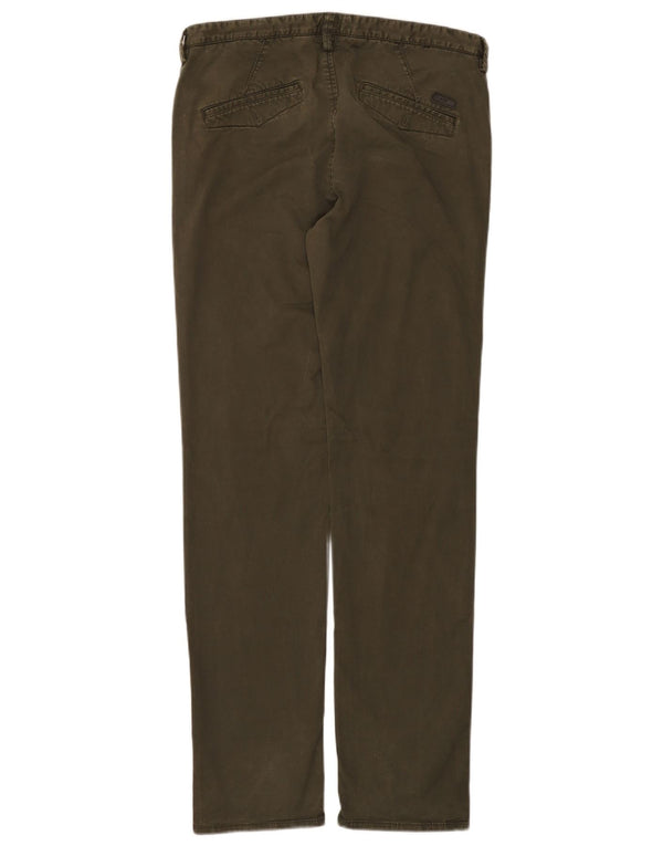 Pantaloni chino slim da uomo Hugo Boss IT 48 medio W32 L32 cotone kaki