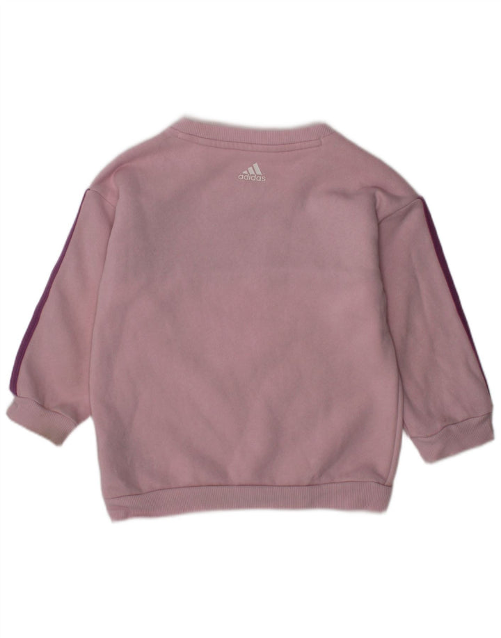 Felpa grafica ADIDAS per neonata, 9-12 mesi, color block rosa