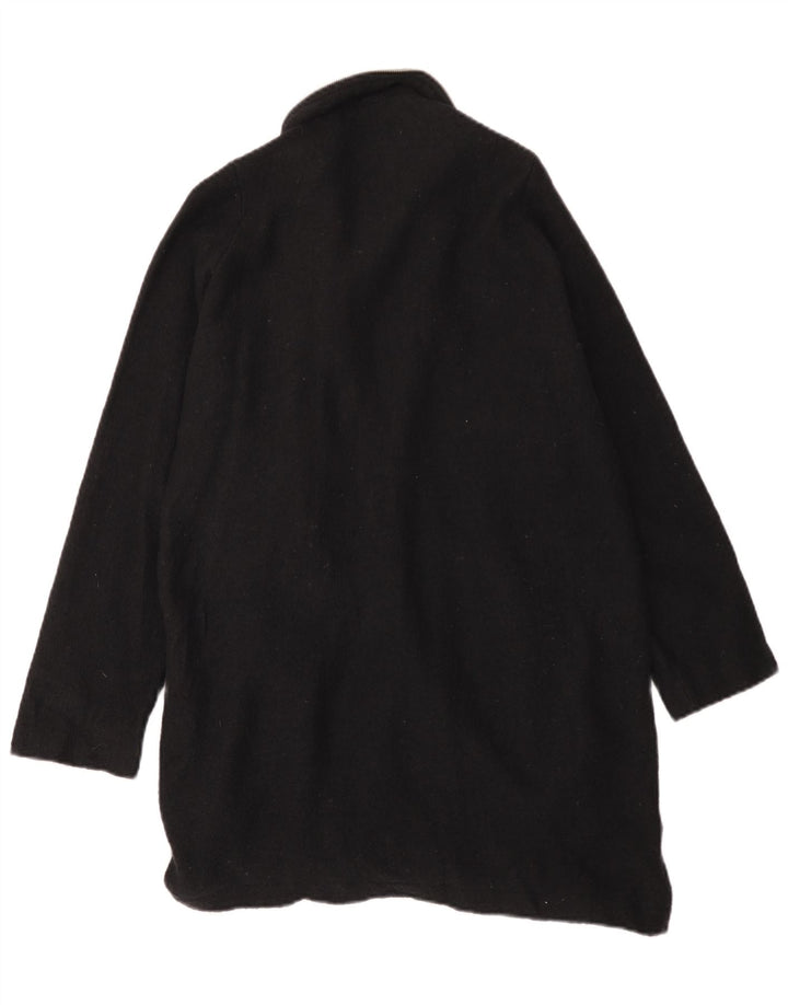 Cappotto ZARA da donna UK 14 medio in lana nera