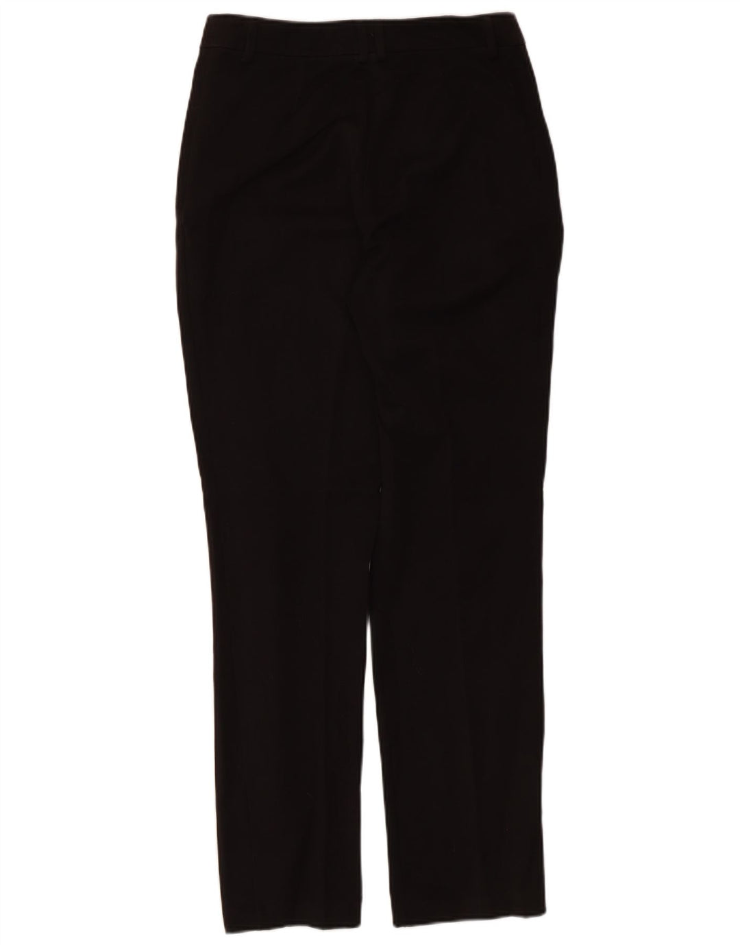 Pantaloni chino regolari da donna Marks & Spencer UK 8 piccoli W28 L29 neri