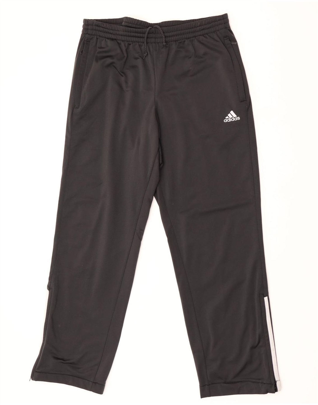Pantaloni da tuta da uomo Adidas UK 44/46 Large Nero Poliestere