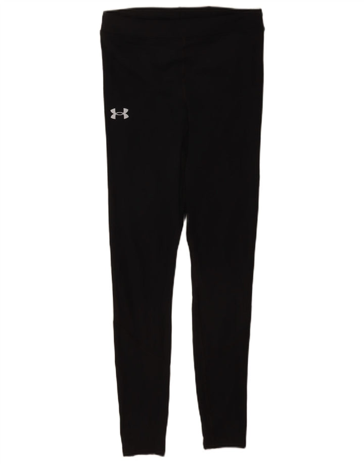 Leggings da donna Under Armour sportivi in poliestere nero medio
