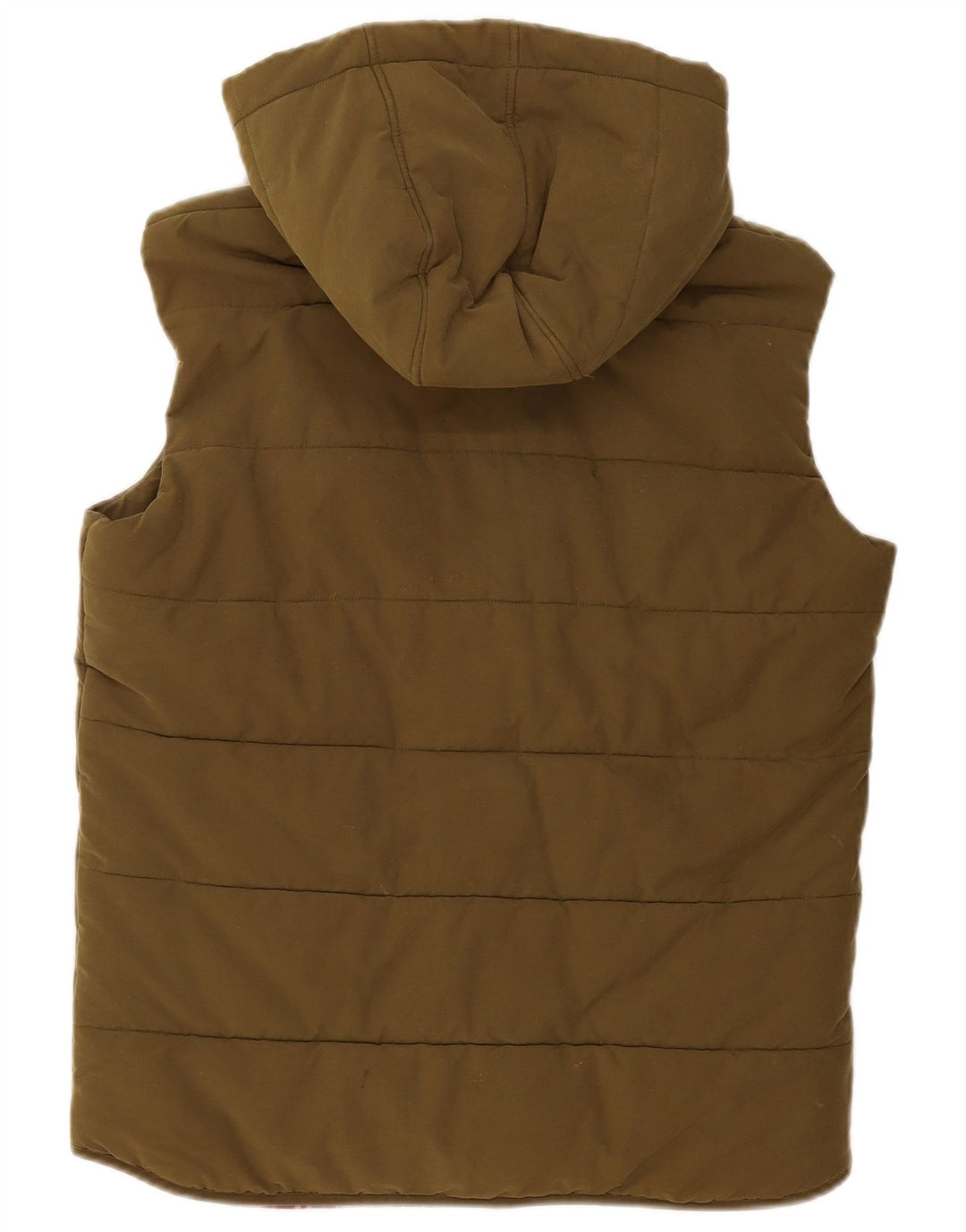 Gilet imbottito con cappuccio da uomo Jack Wills UK 38 medio cachi