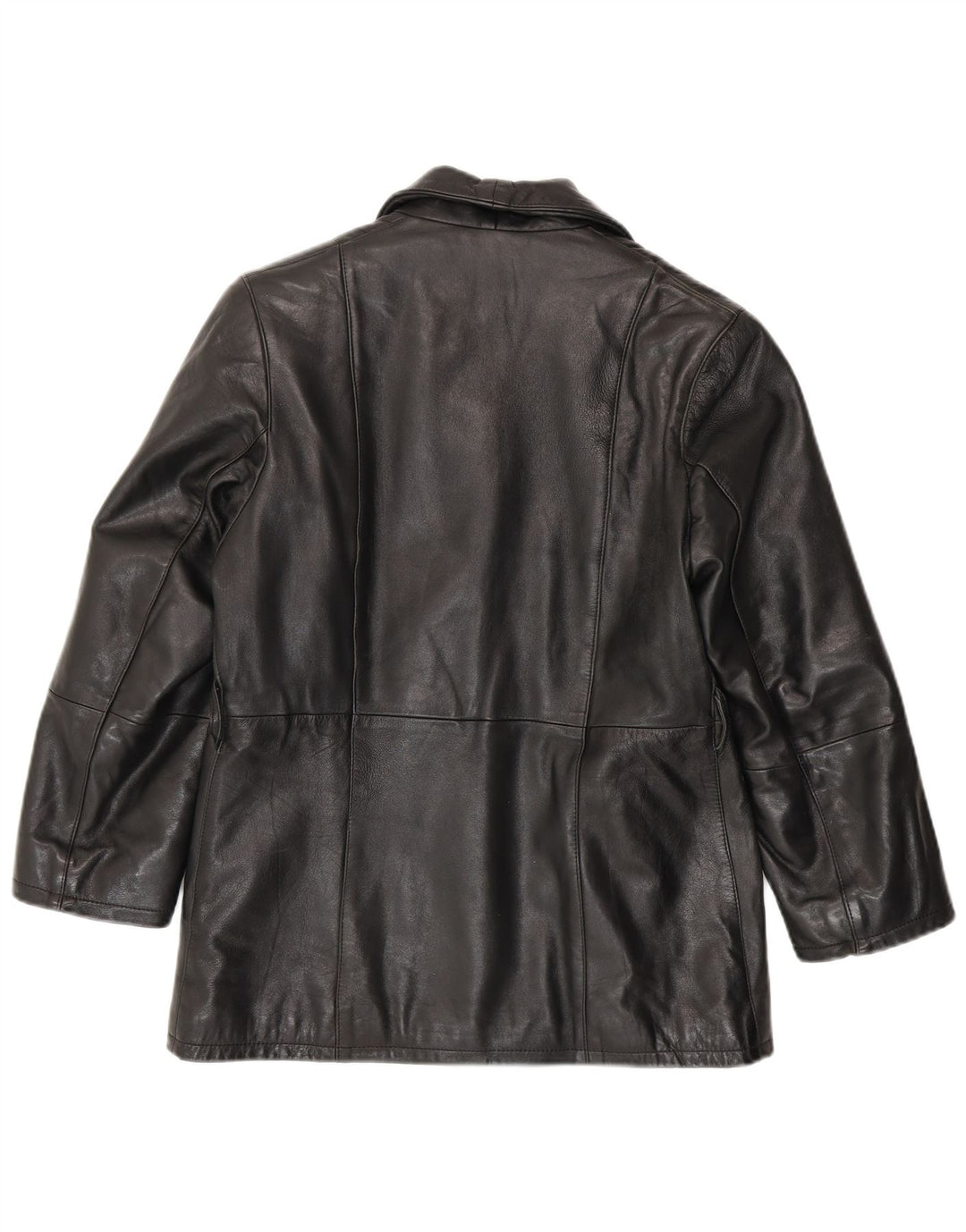 Giacca in Pelle Donna Arianna IT 42 Media Pelle Nera