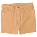 Pantaloncini di jeans Levi's 514 da uomo W34 Large in cotone beige