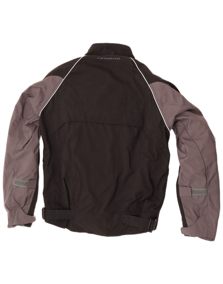 Giacca da corsa grafica da uomo RS Taichi UK 38 Nylon color block medio nero