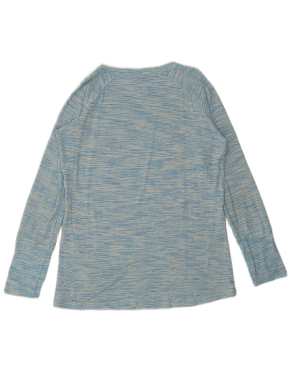 Maglia a maniche lunghe da donna Champion UK 14 Rayon chiazzato blu medio