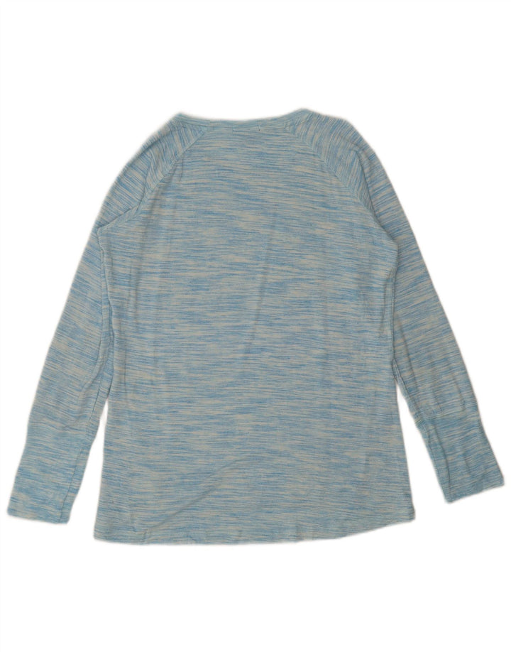 Maglia a maniche lunghe da donna Champion UK 14 Rayon chiazzato blu medio