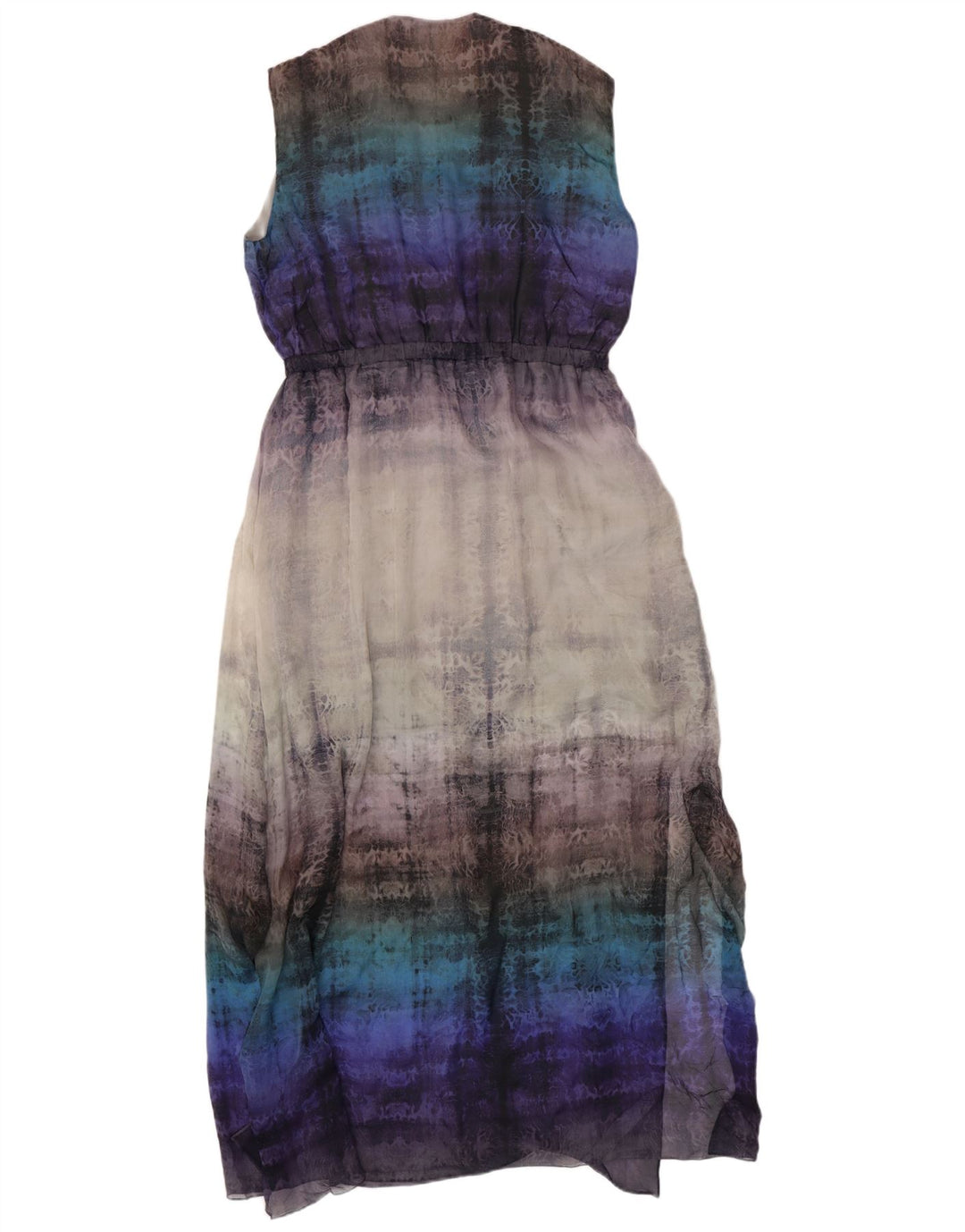 REISS Womens Abstract Pattern Maxi Dress UK 14 Large  Multicoloured