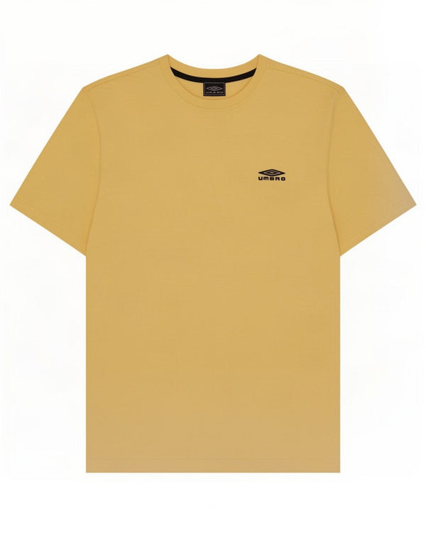 T-shirt da uomo Umbro Top giallo medio in poliestere