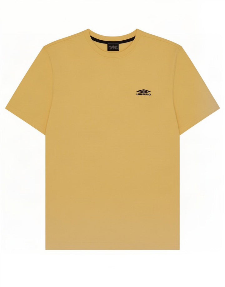 T-shirt da uomo Umbro Top giallo medio in poliestere