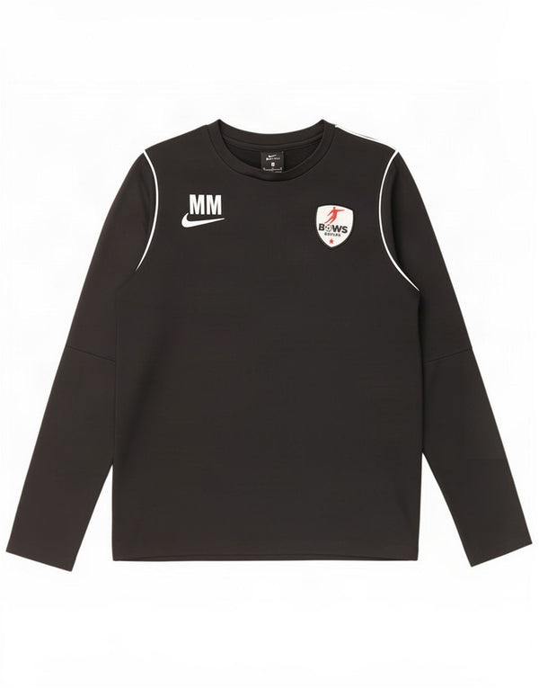 Top manica lunga Nike Bows Soccer Graphic da bambino 13-14 anni XL Nera