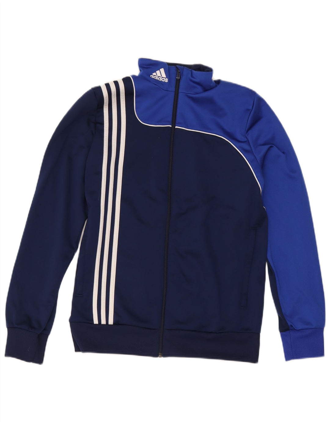 Giacca da tuta da ragazzo Adidas 15-16 anni Blu navy Colourblock