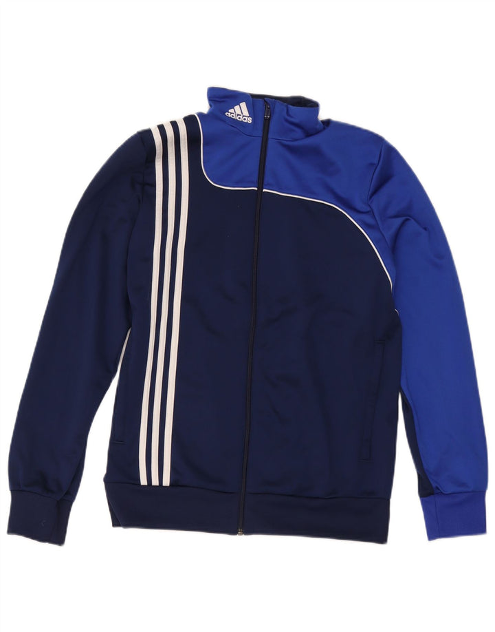 Giacca da tuta da ragazzo Adidas 15-16 anni Blu navy Colourblock