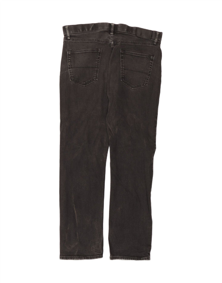 Jeans dritti regolari da donna Marks & Spencer W36 L31 cotone grigio