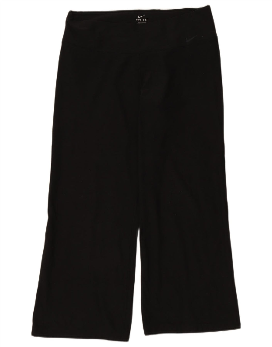 Pantaloni da tuta NIKE Dri Fit da donna UK 16 Large Nero Poliestere