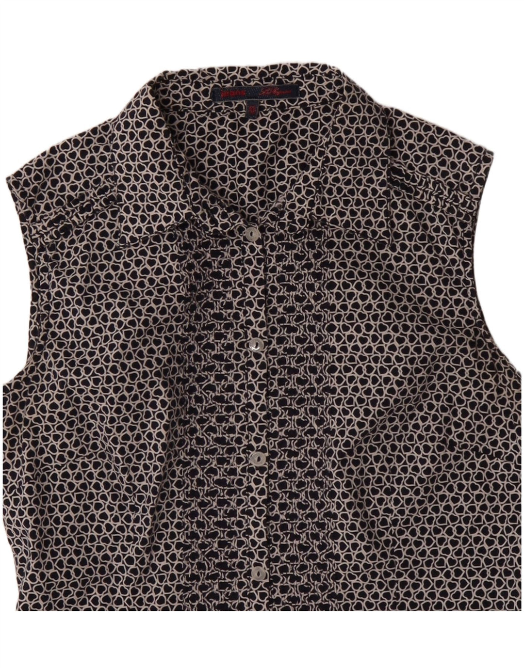 Camicetta senza maniche da donna Les Copains IT 42 Cuore blu navy medio