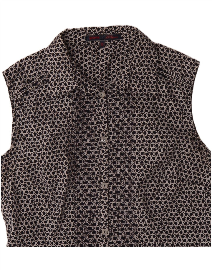 Camicetta senza maniche da donna Les Copains IT 42 Cuore blu navy medio