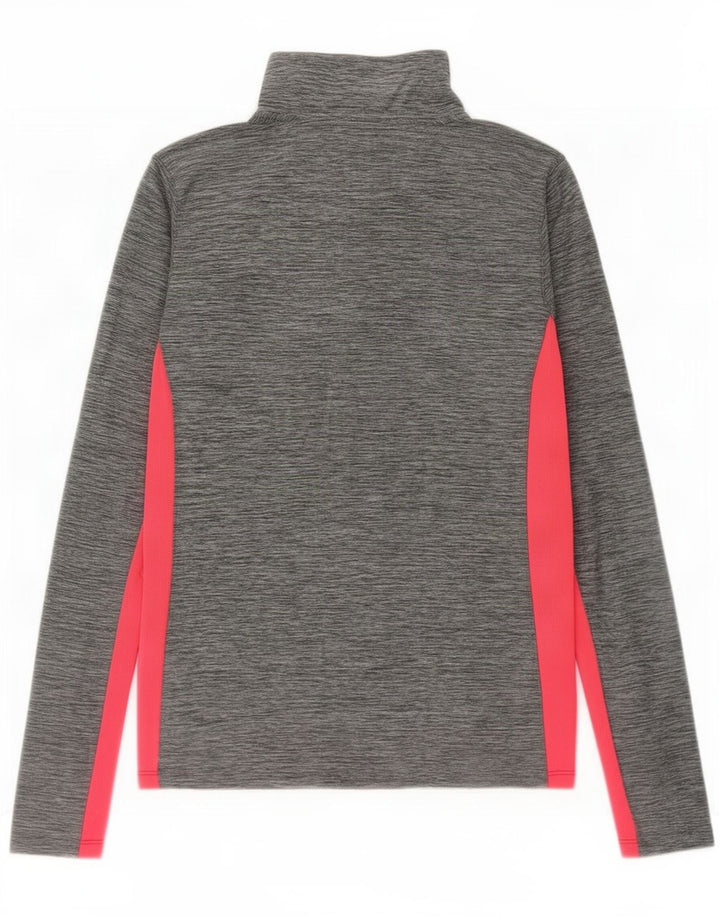 Top da tuta pullover da donna New Balance UK 12 Colorblock grigio medio