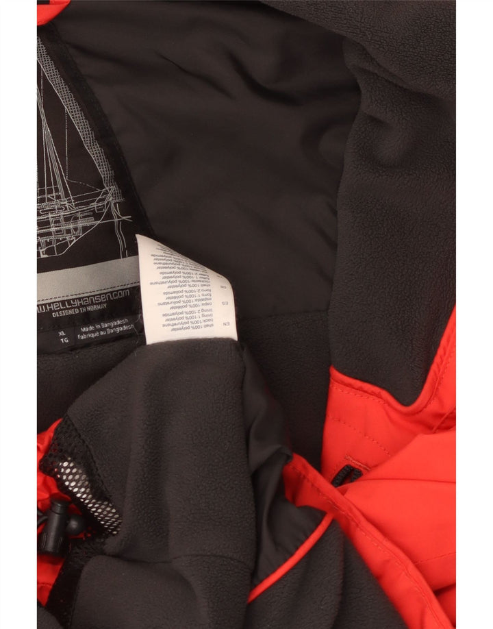 Giacca a vento grafica da ragazzo Helly Hansen 13-14 anni XL poliestere rosso