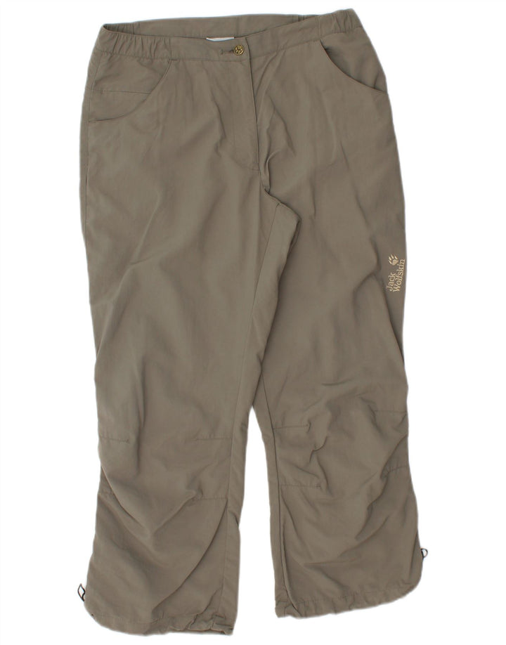 Pantaloni corti da donna JACK WOLFSKIN UK 10/12 Medio W30 L23 Grigio