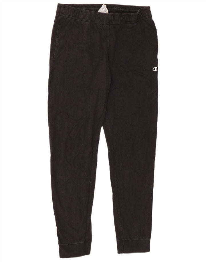 Pantaloni da tuta da uomo Champion Joggers medio cotone nero