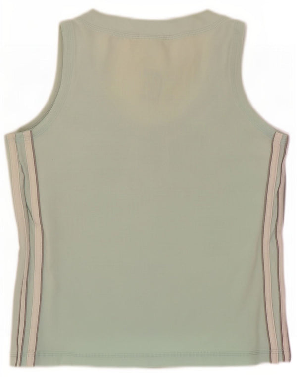 Canotta Adidas da donna UK 8 piccola in cotone verde