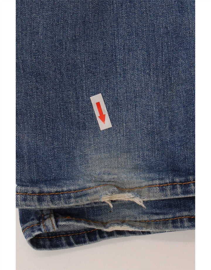 Levi's Uomo 511 Slim Jeans W33 L32 Cotone Blu