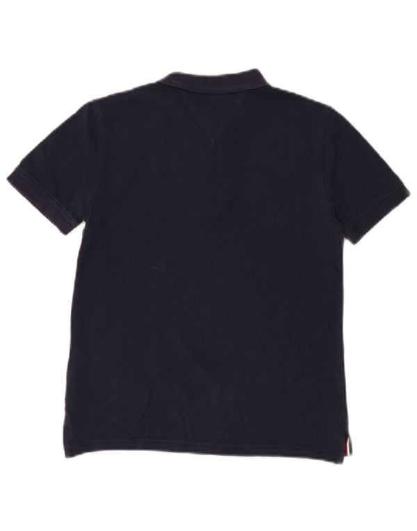 Polo grafica per ragazzi Tommy Hilfiger 9-10 anni Blu navy Colourblock
