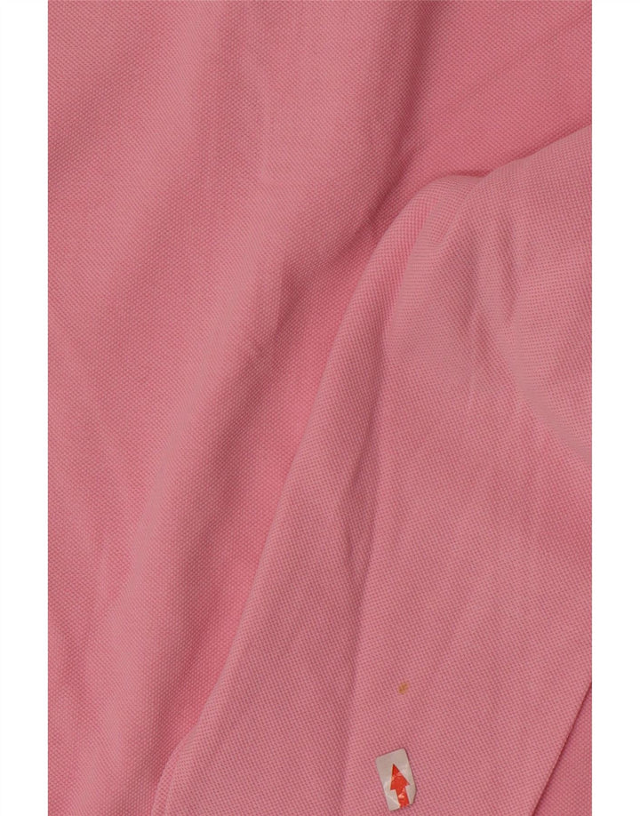 Polo da uomo a maniche lunghe North Sails Large in cotone rosa