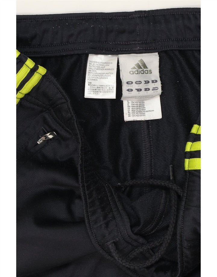Pantaloni da tuta da uomo Adidas UK 40/42 Medium Nero Poliestere
