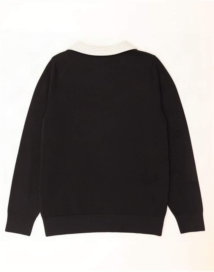 Maglione maglione con scollo a V autografo da uomo Marks & Spencer piccolo nero