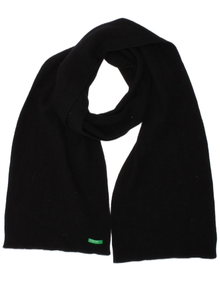 Sciarpa rettangolare da donna Under Colors of Benetton taglia unica nera classica