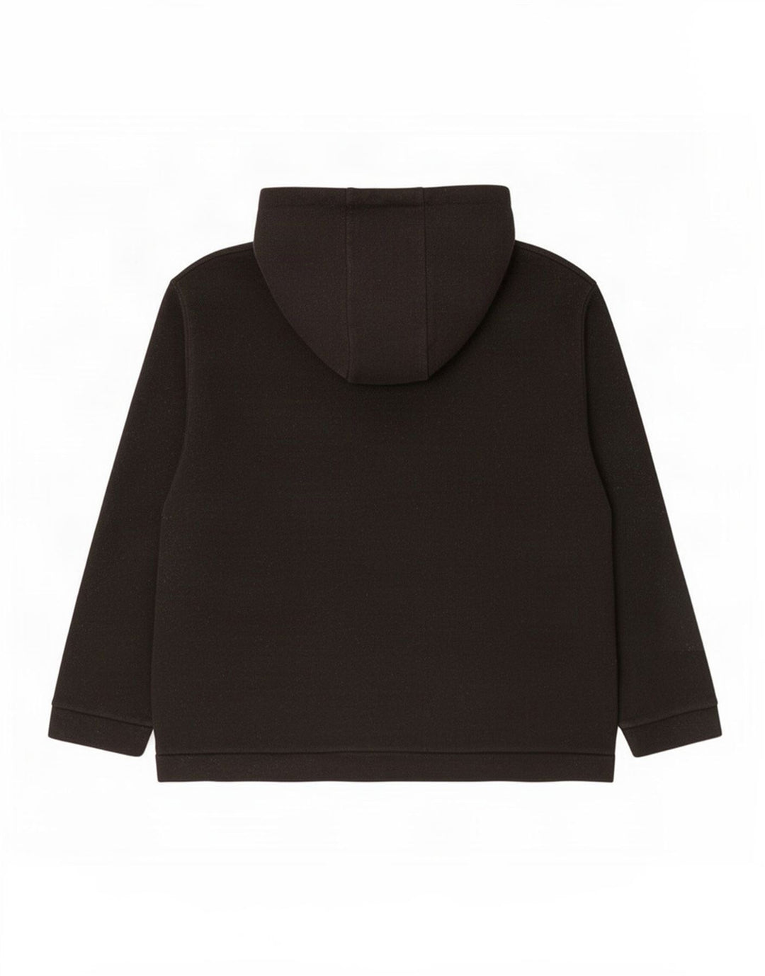 Maglione in pile da uomo Fila con zip grafica e collo grande in poliestere nero
