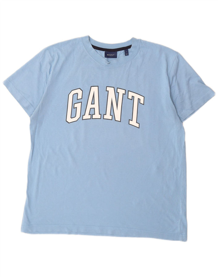 Gant T-shirt grafica da uomo grande blu