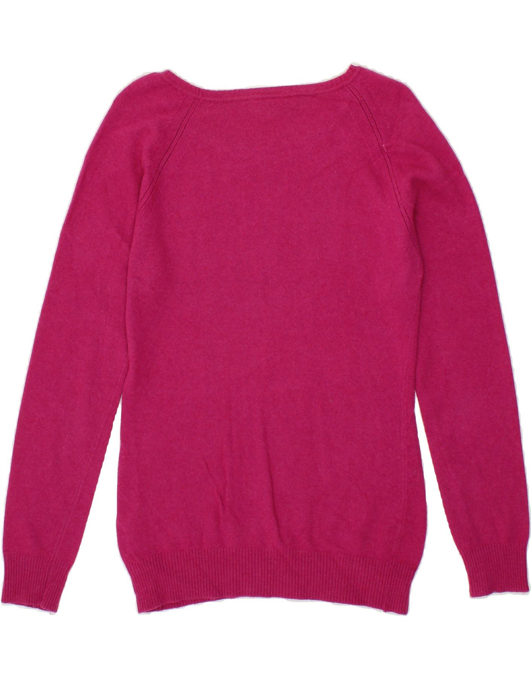 ELLESSE Womens Boat Neck Jumper Sweater UK 14 Large Pink Wool Vintage Ellesse and Second-Hand Ellesse from Messina Hembry 