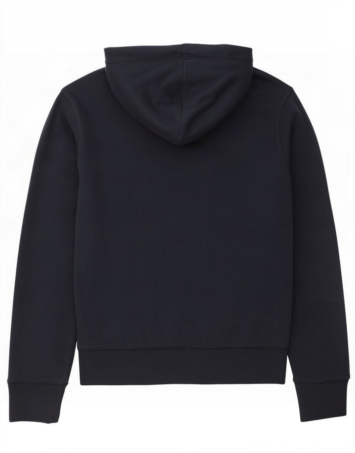 Maglione con cappuccio grafico da uomo Superdry in cotone blu navy medio