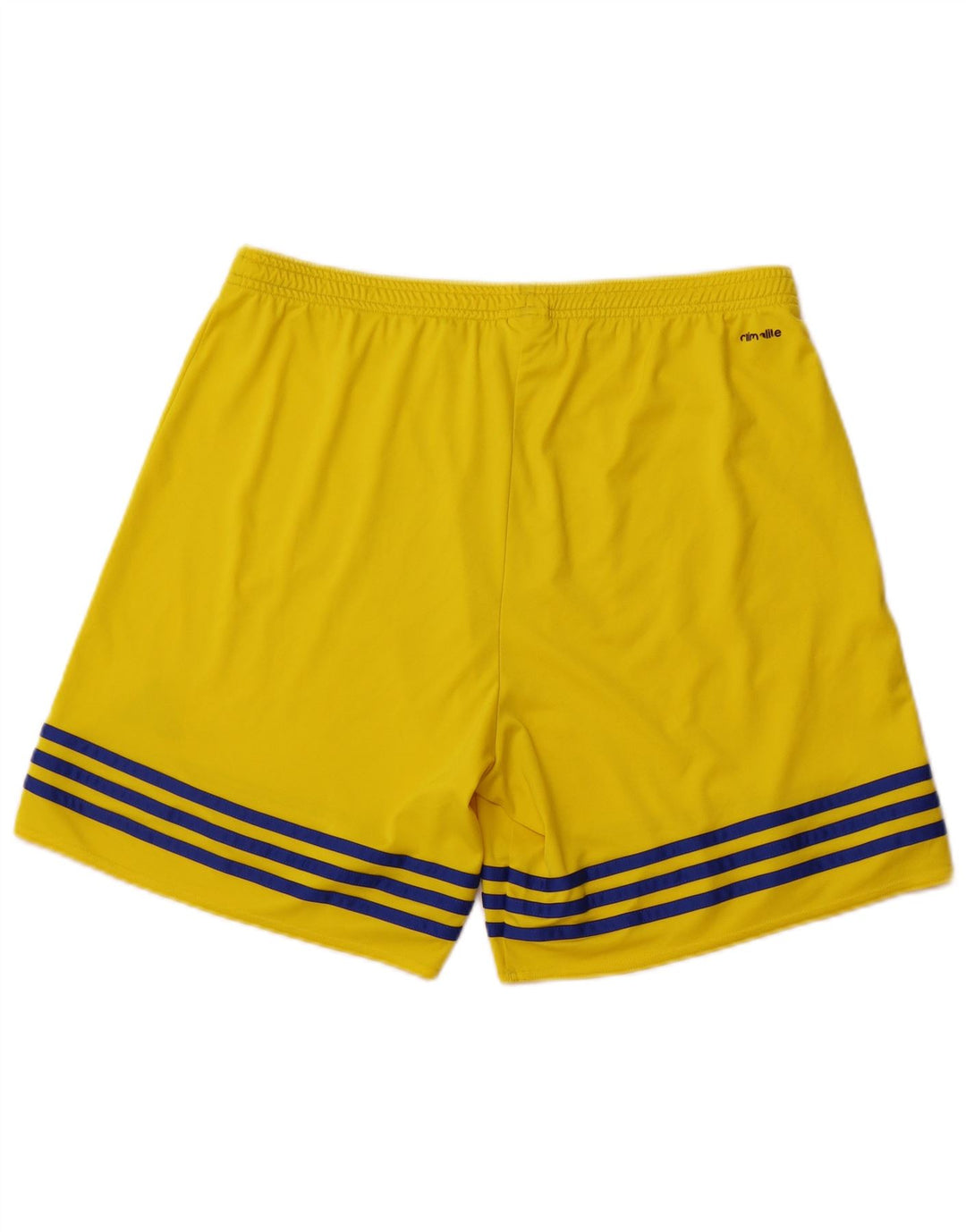 Pantaloncini sportivi ADIDAS Climalite da uomo XL in poliestere giallo
