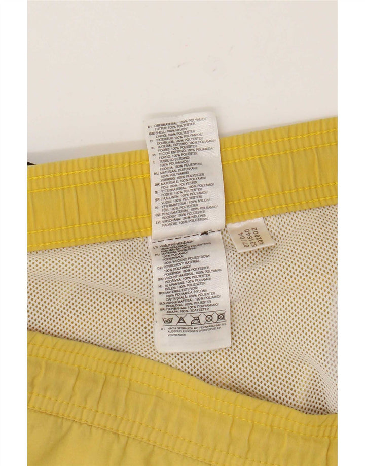 Pantaloncini da bagno Adidas Cargo da uomo di grandi dimensioni in nylon giallo
