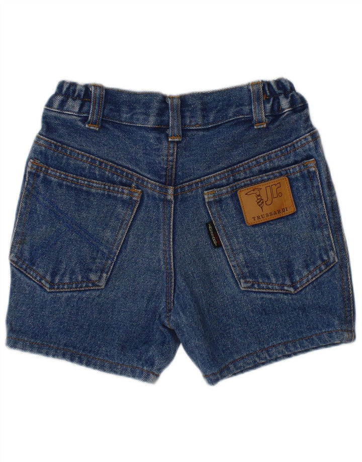 TRUSSARDI Boys Denim Shorts 3-4 Years W22  Blue Cotton
